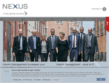Tablet Screenshot of nexus-interim.com